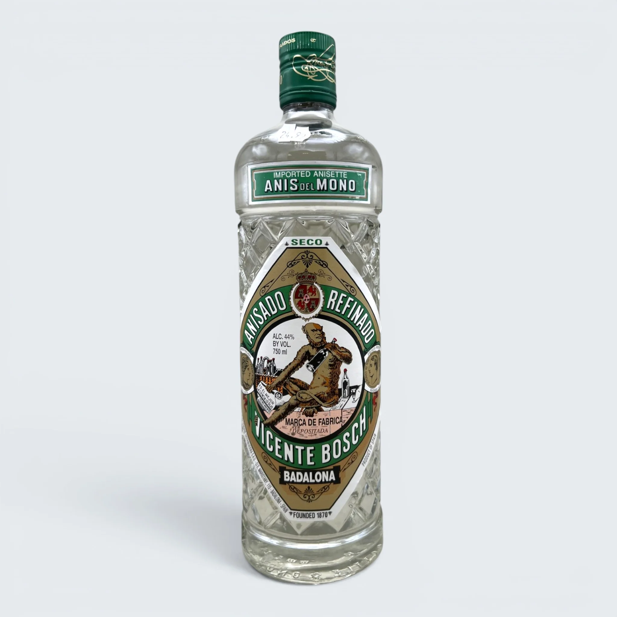 Anis Del Mono Anisette Seco Liqueur (750ml)