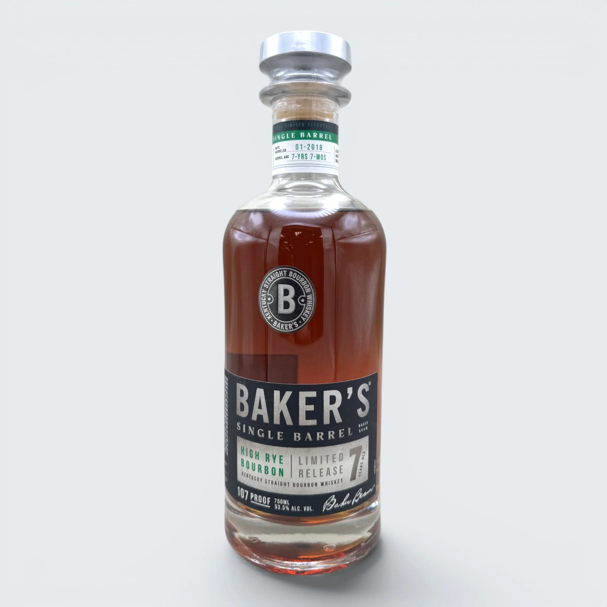 Bakers High Rye Small Batch 7 Year Bourbon Limited Release (750ml)
