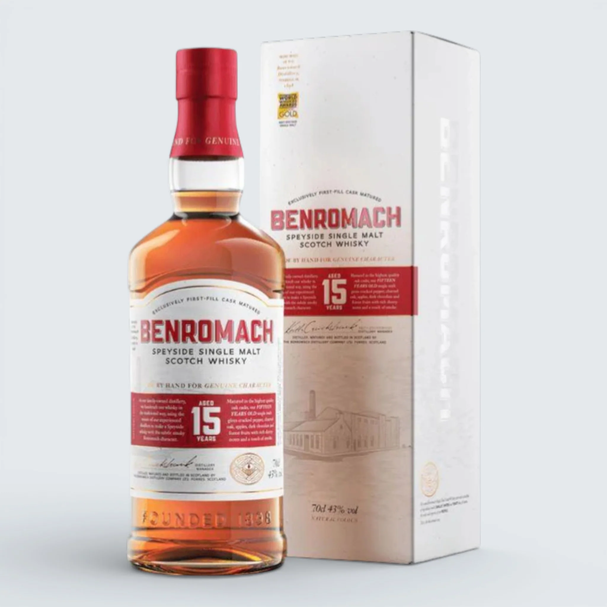 Benromach 15 Year Single Malt Scotch (750ml)