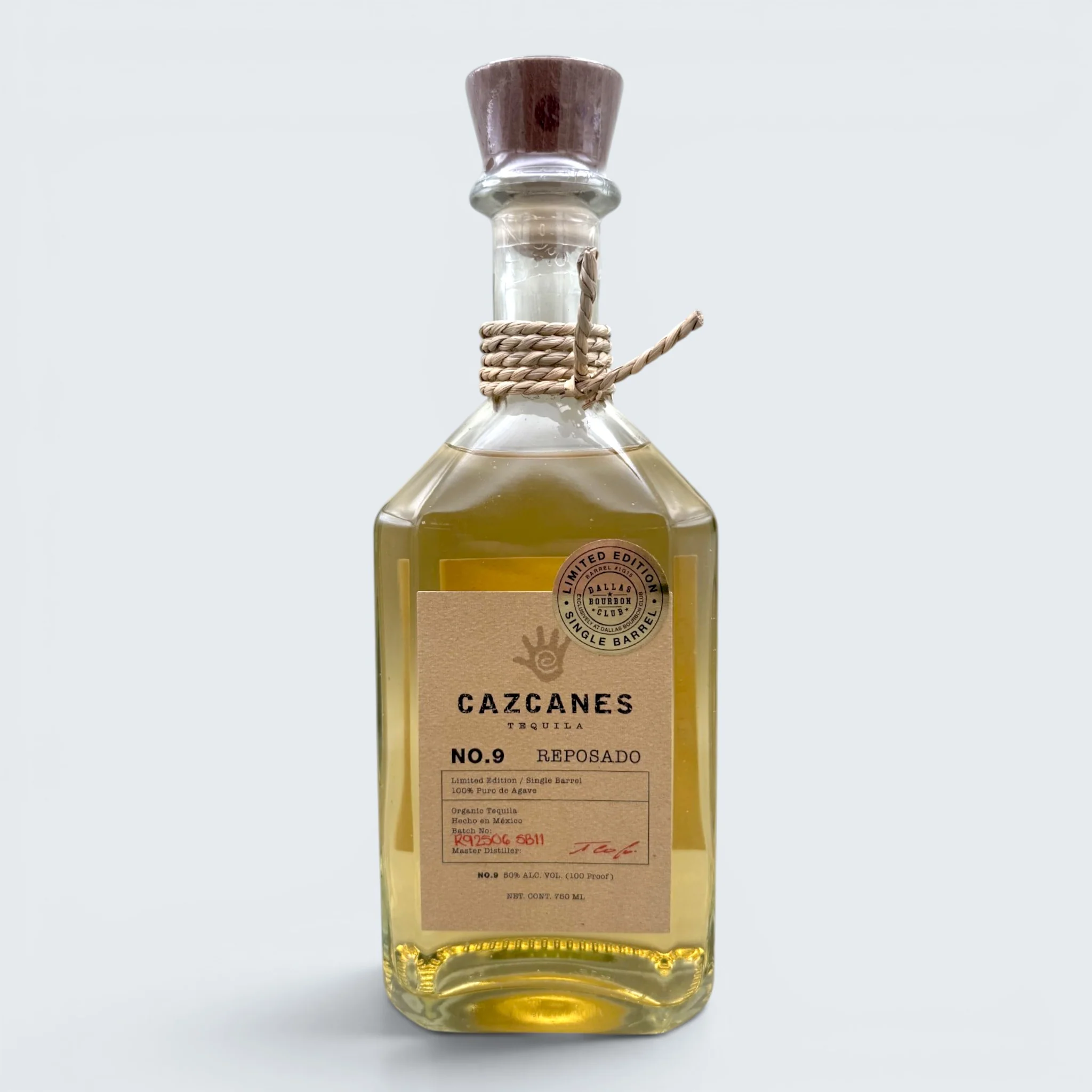 Cazcanes Tequila #9 DBC + Pogo's Single Barrel Reposado (750ml)
