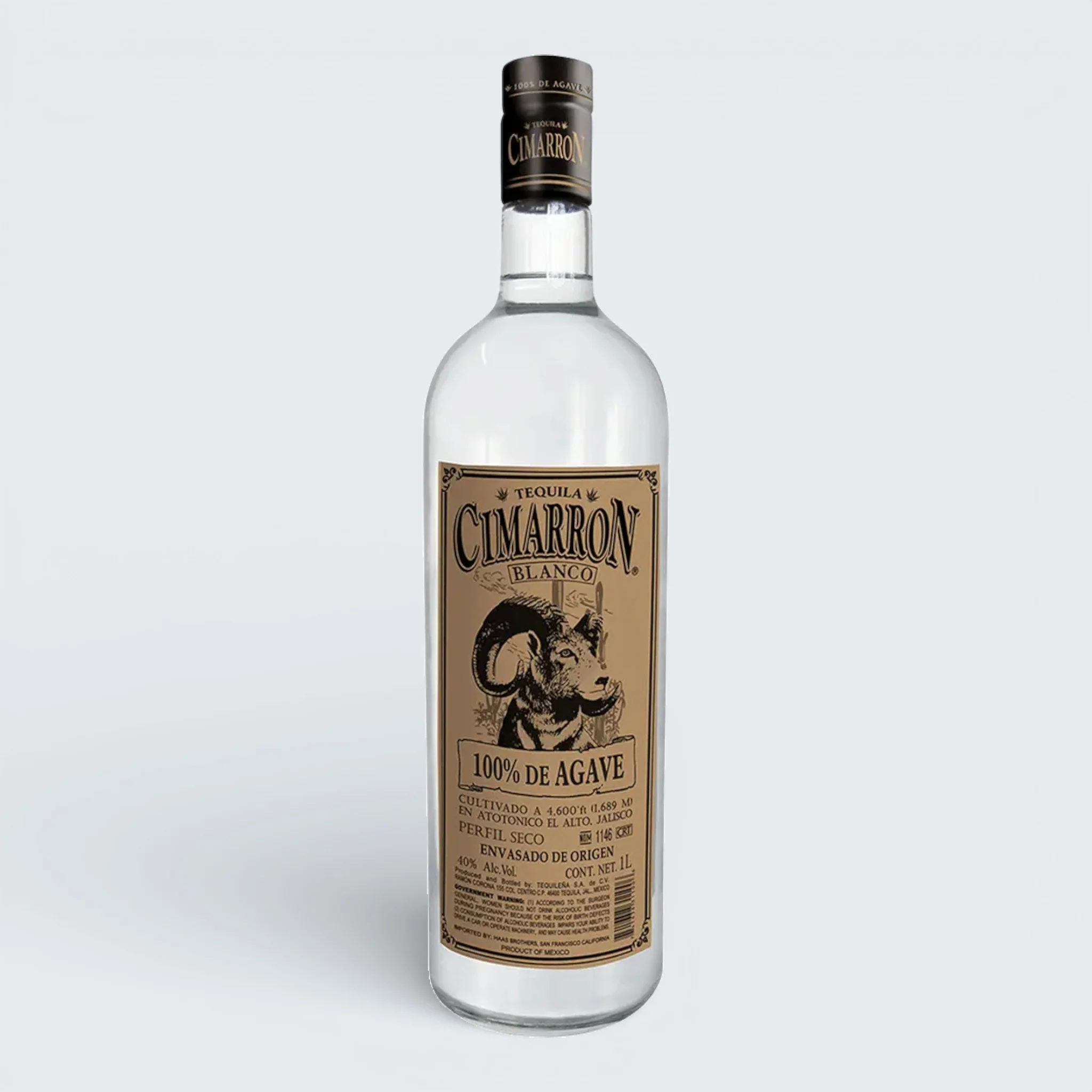 Cimarron Blanco Tequila (1L)