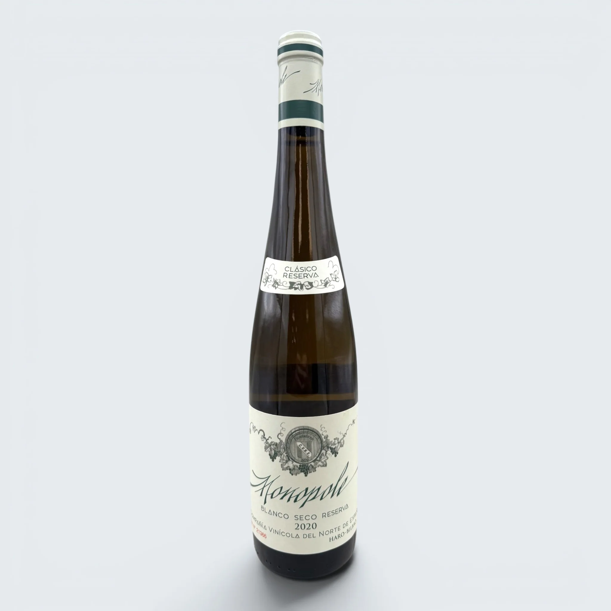 Cune Monopole Blanco Seco Clasico Reserva Rioja 2020 (750ml)