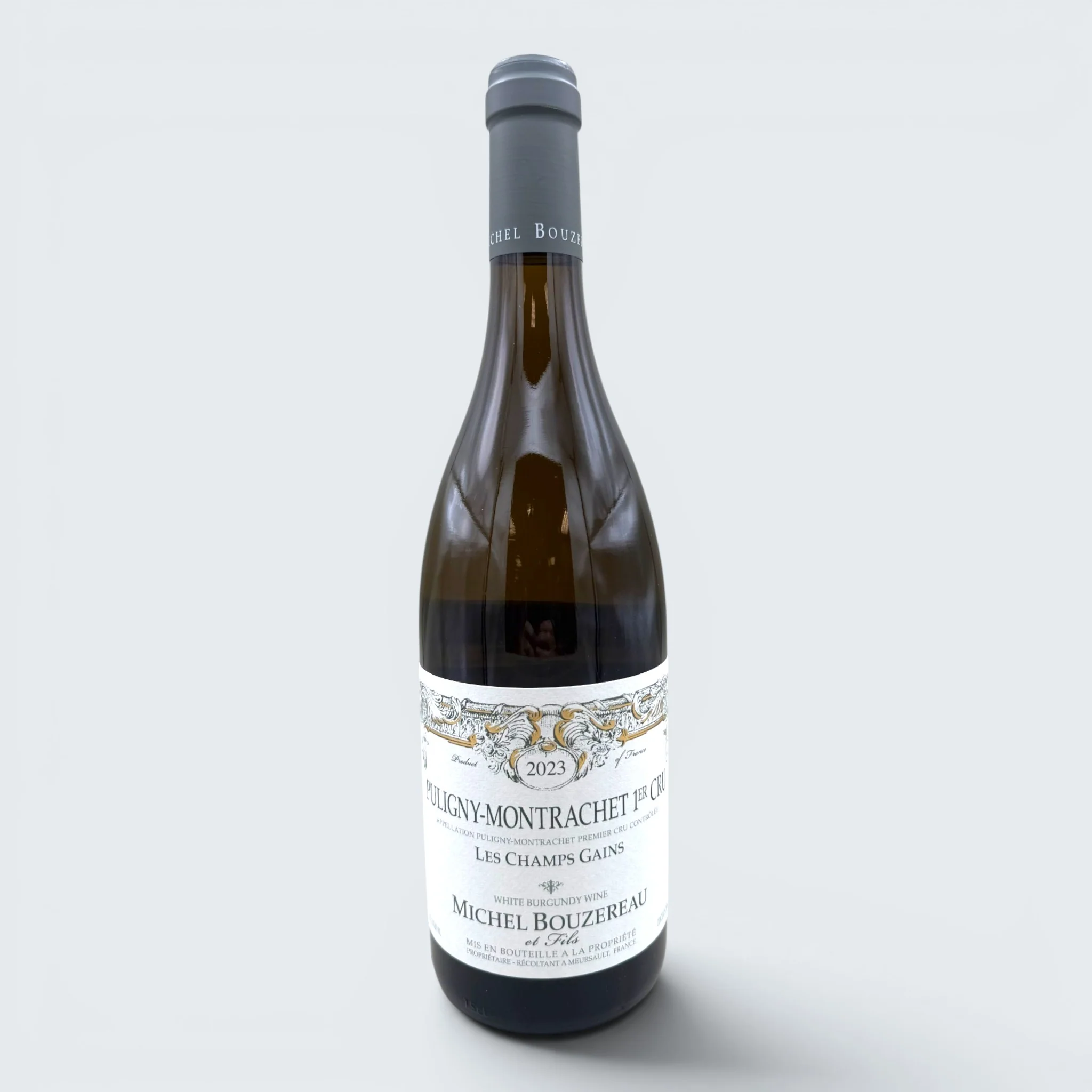 Domaine Bouzereau Champs Gains 1er Cru Puligny Montrachet 2023 (750ml)