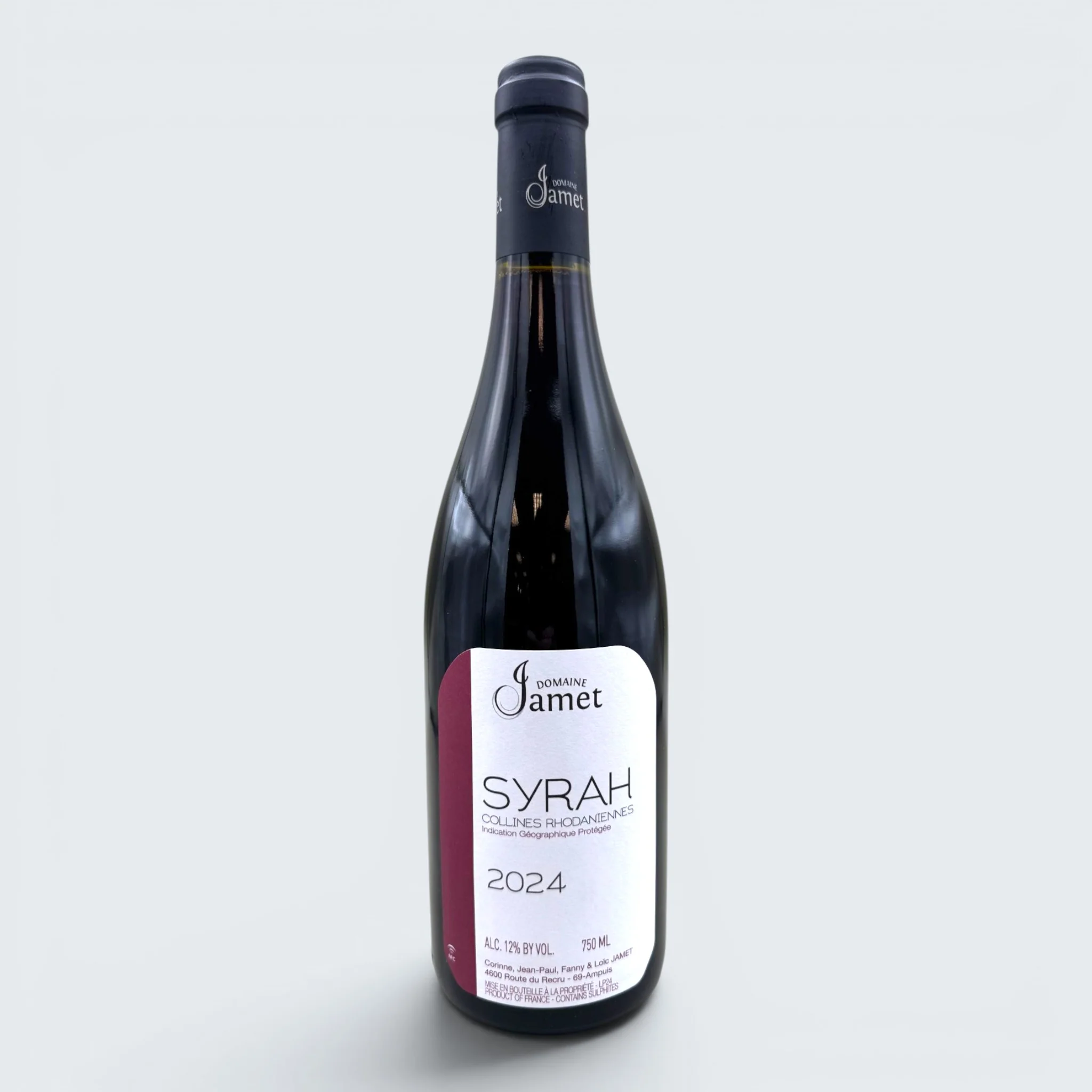 Domaine Jamet Syrah Collines Rhodaniennes 2024 (750ml)