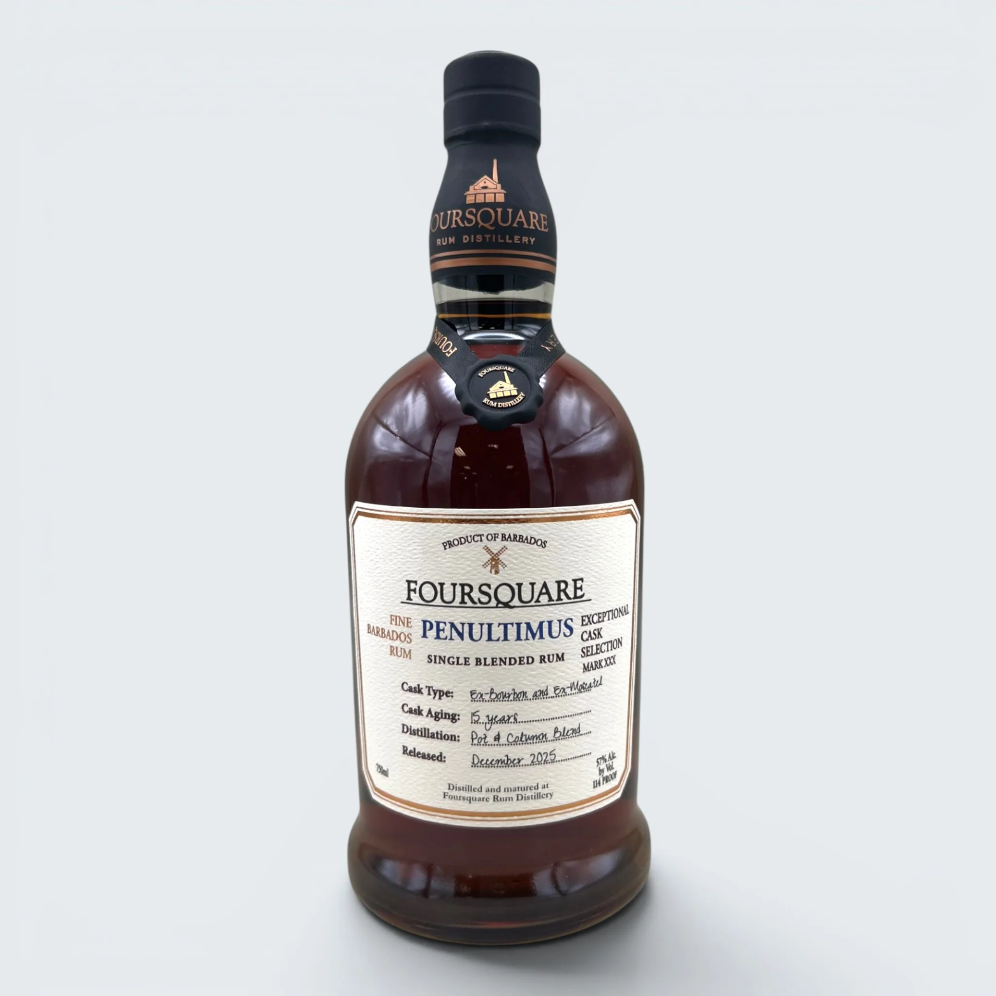 Foursquare Penultimus 15 Year Single Blended Rum (750ml)