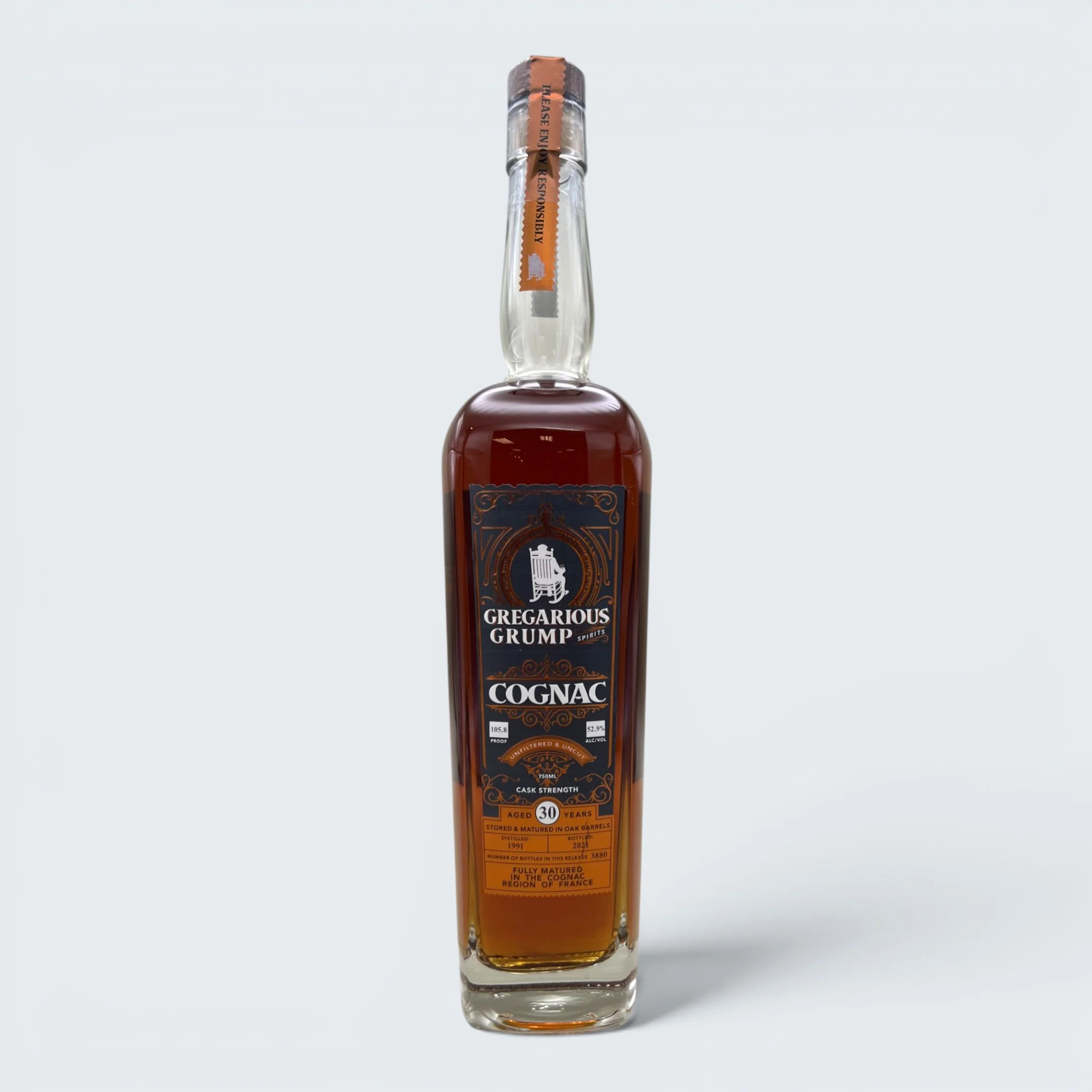 Gregarious Grump 30 Year Cognac (750ml)