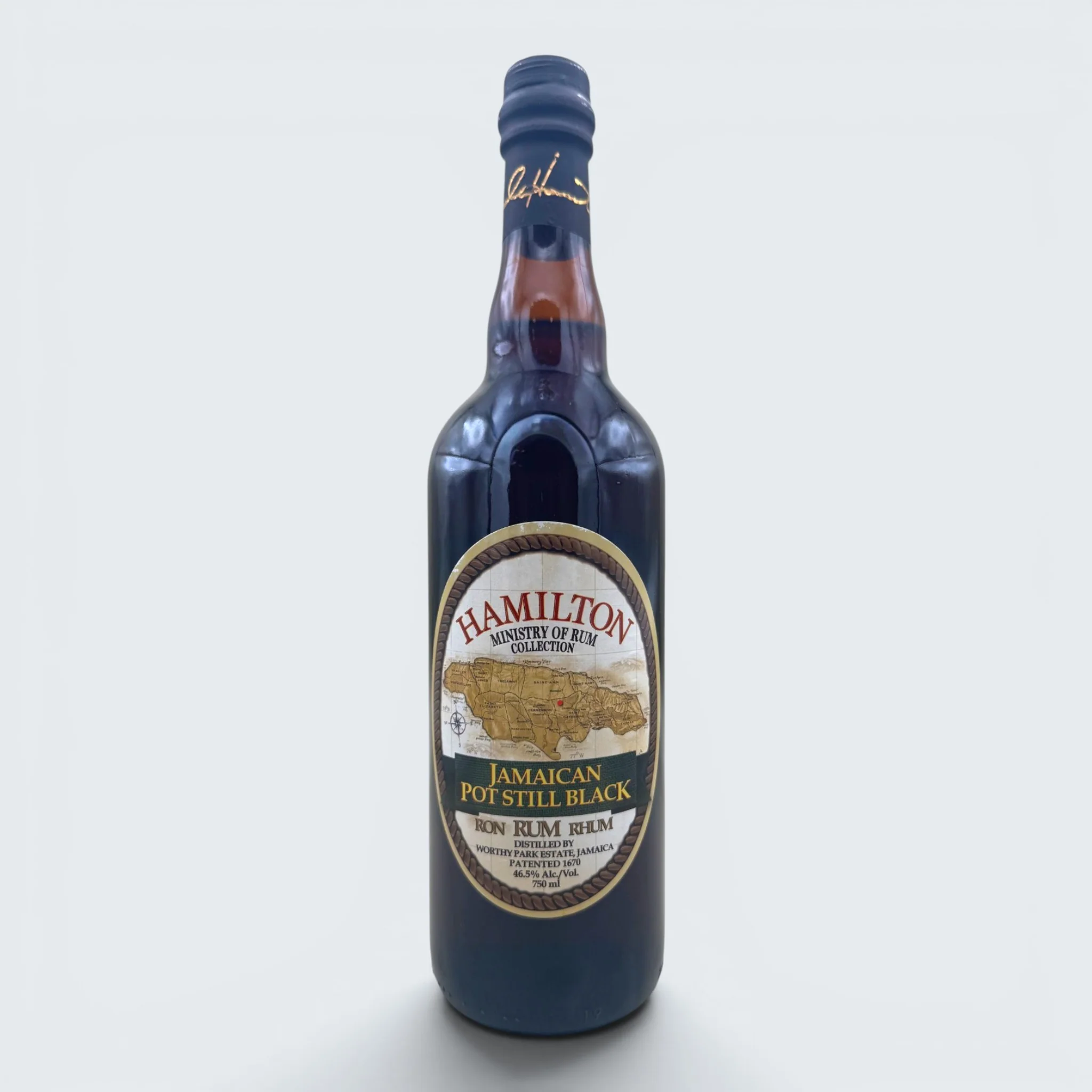 Hamilton Jamaican Black Rum (750ml)