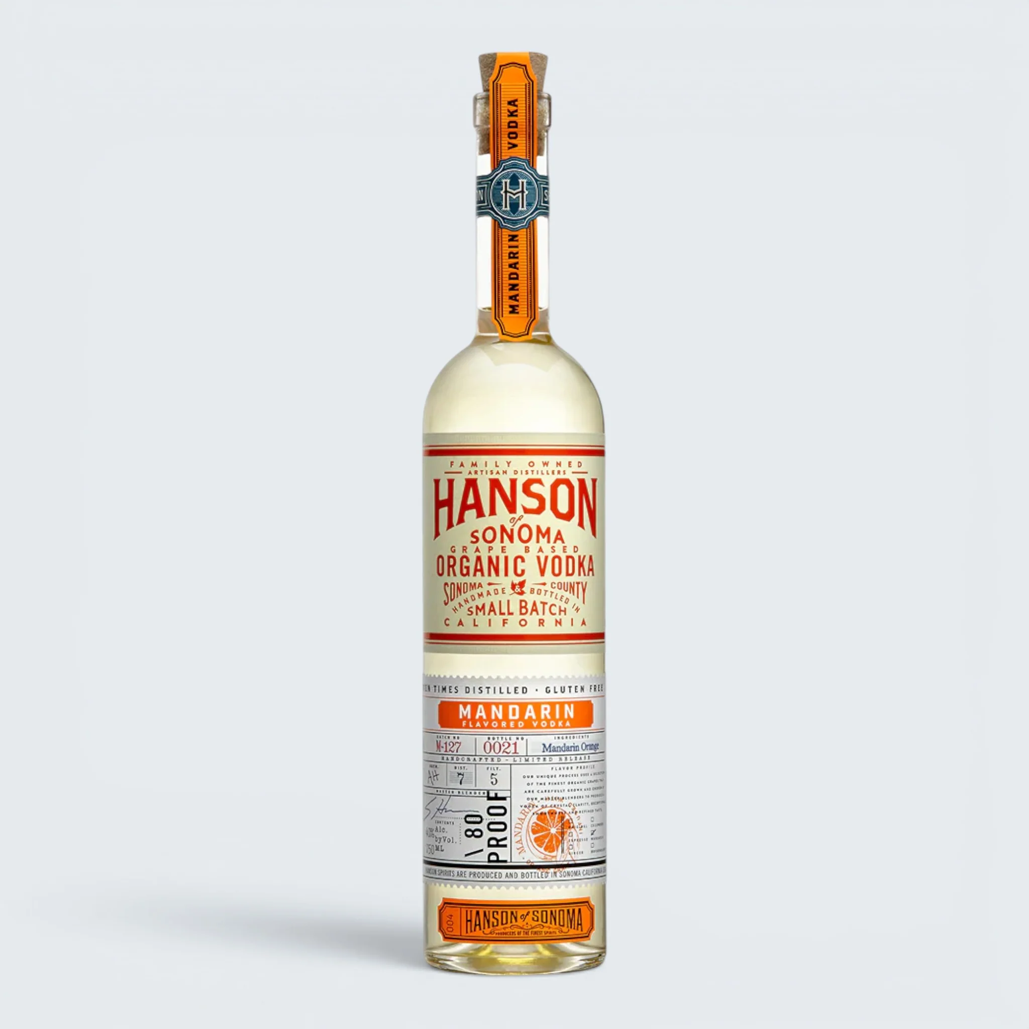 Hanson Of Sonoma Organic Mandarin Orange Vodka (750ml)