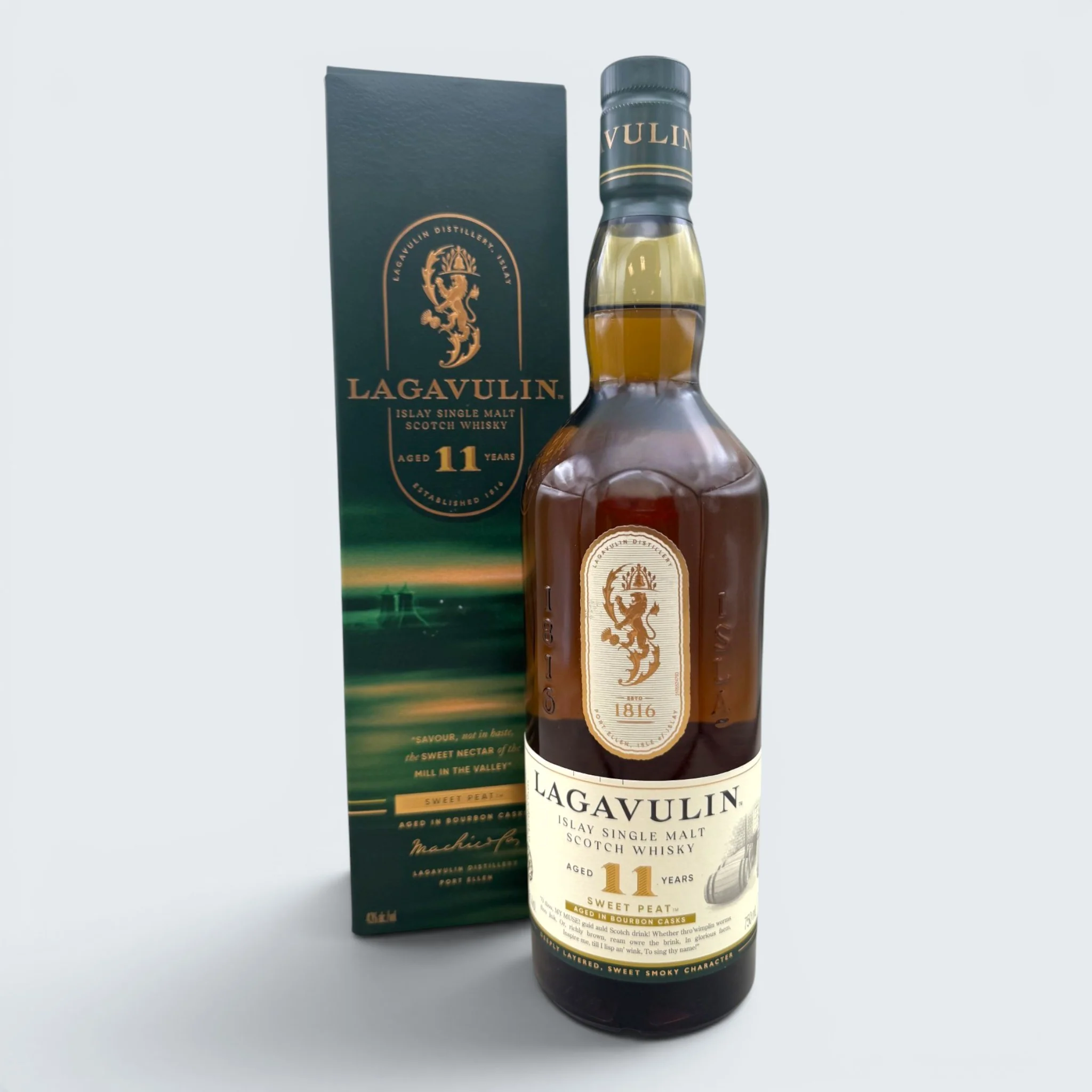 Lagavulin 11 Year Sweet Peat Scotch (750ml)