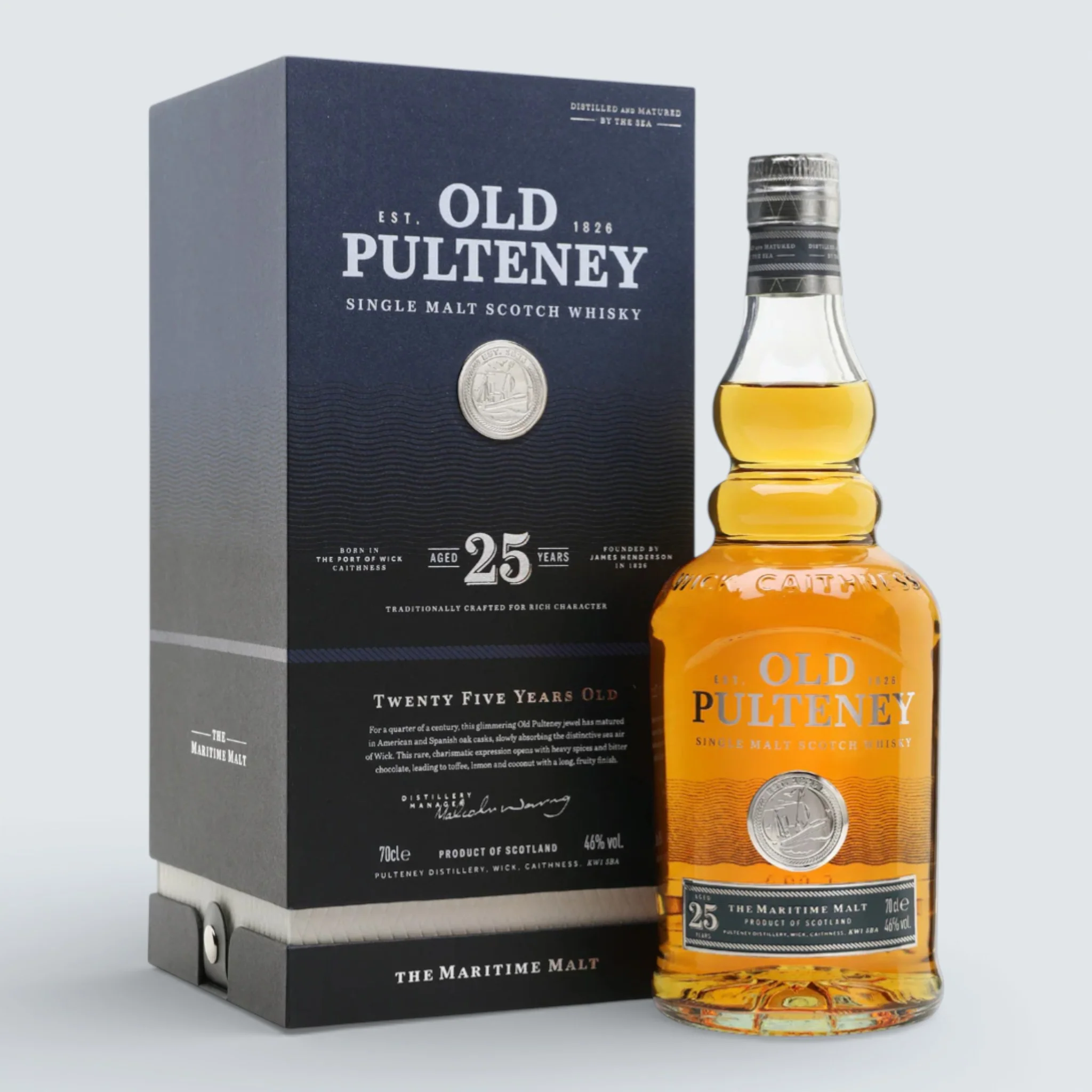 Old Pulteney 25 Year Single Malt (750ml)