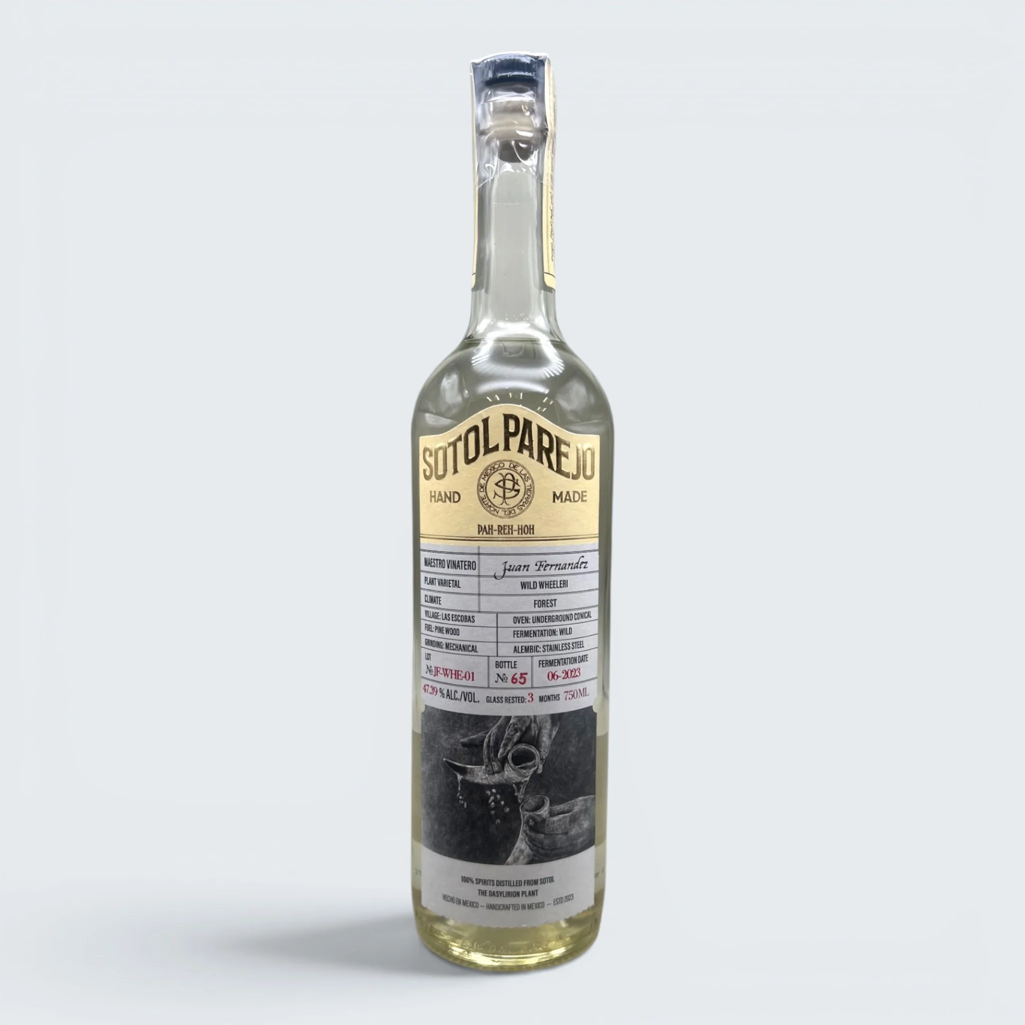 Parejo Sotol Wheeleri Juan Fernandez (750ml)