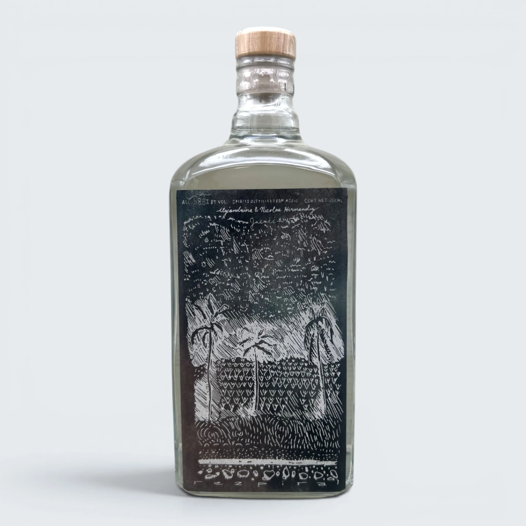 Rezpiral Destilado de Agave Series 9 Mexicano-Verde Alejandrina & Nicholas Hernandez (750ml)