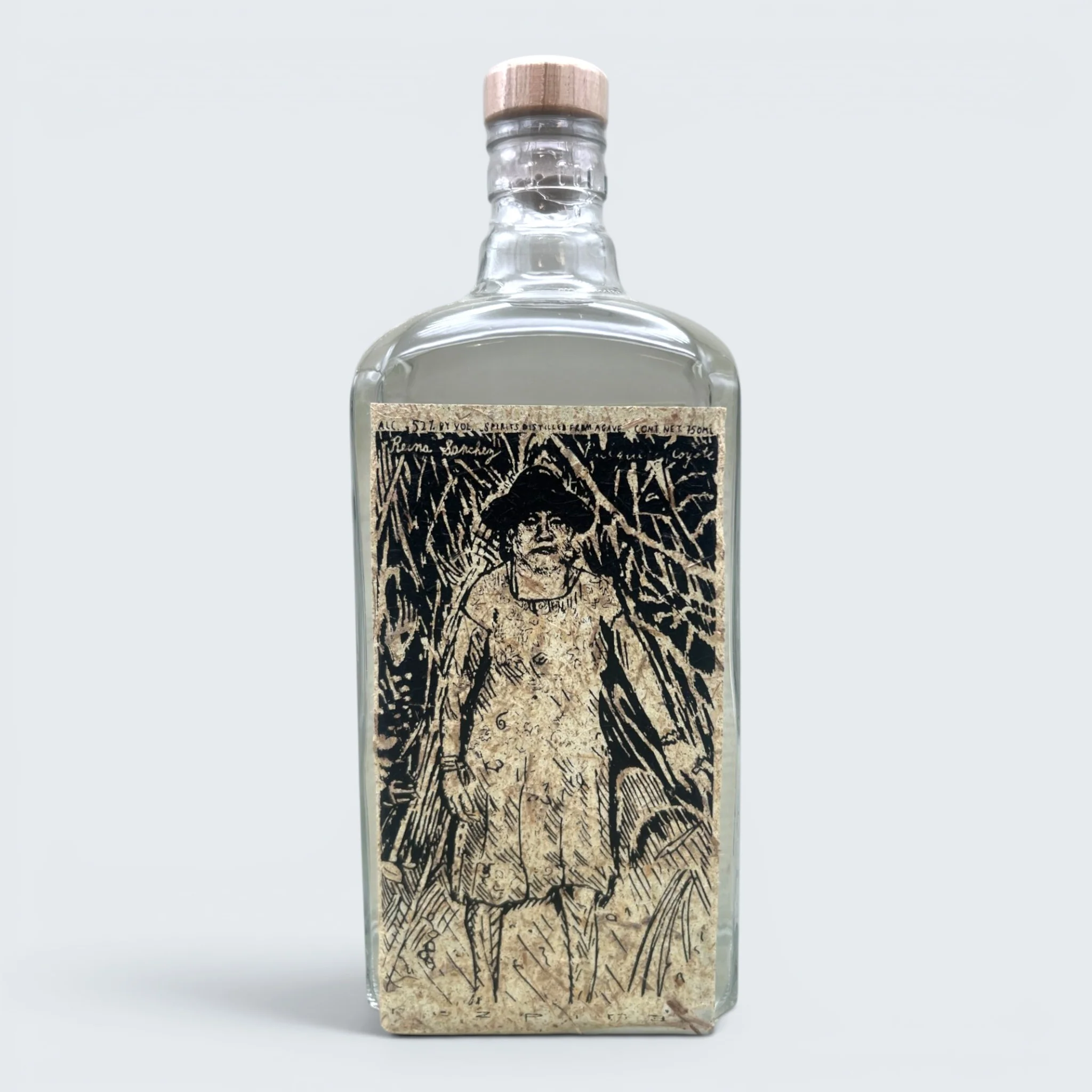 Rezpiral Destilado de Agave Series 9 Pulquero y Coyote Reina Sanchez (750ml)