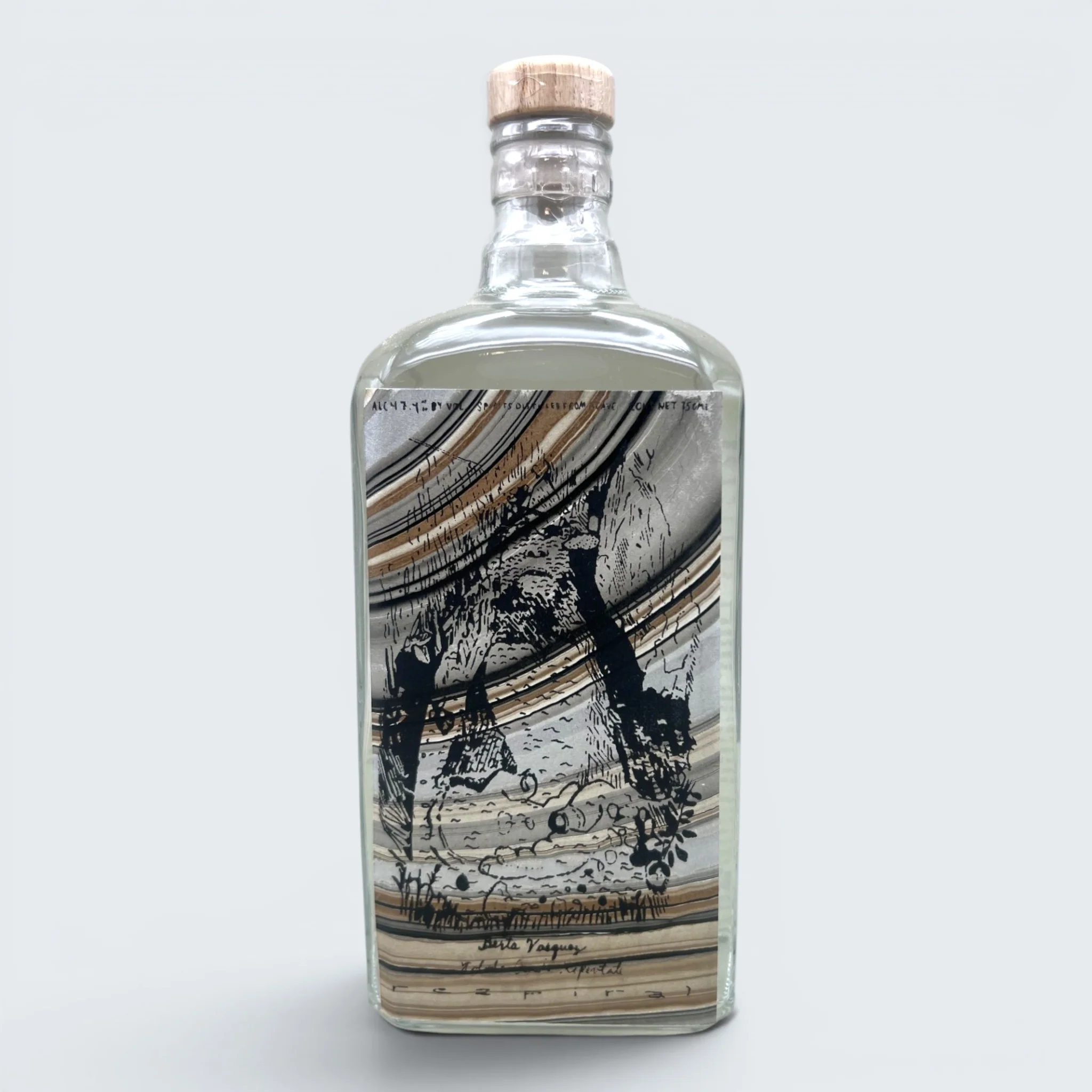 Rezpiral Destilado de Agave Series 9 Tobala-Cuish-Tepextate Berta Vasquez (750ml)