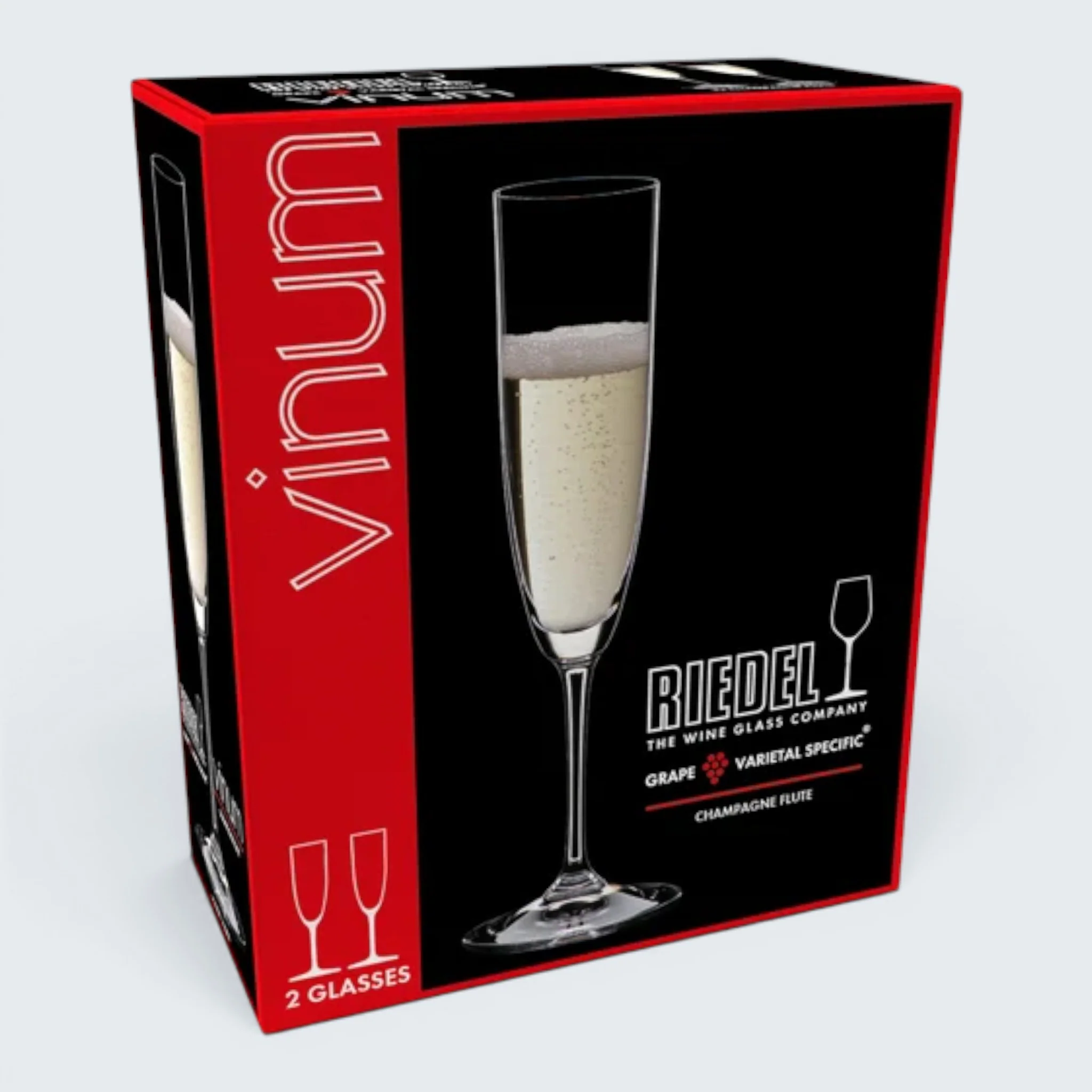 Riedel Vinum Champagne Flute 2pk Glasses