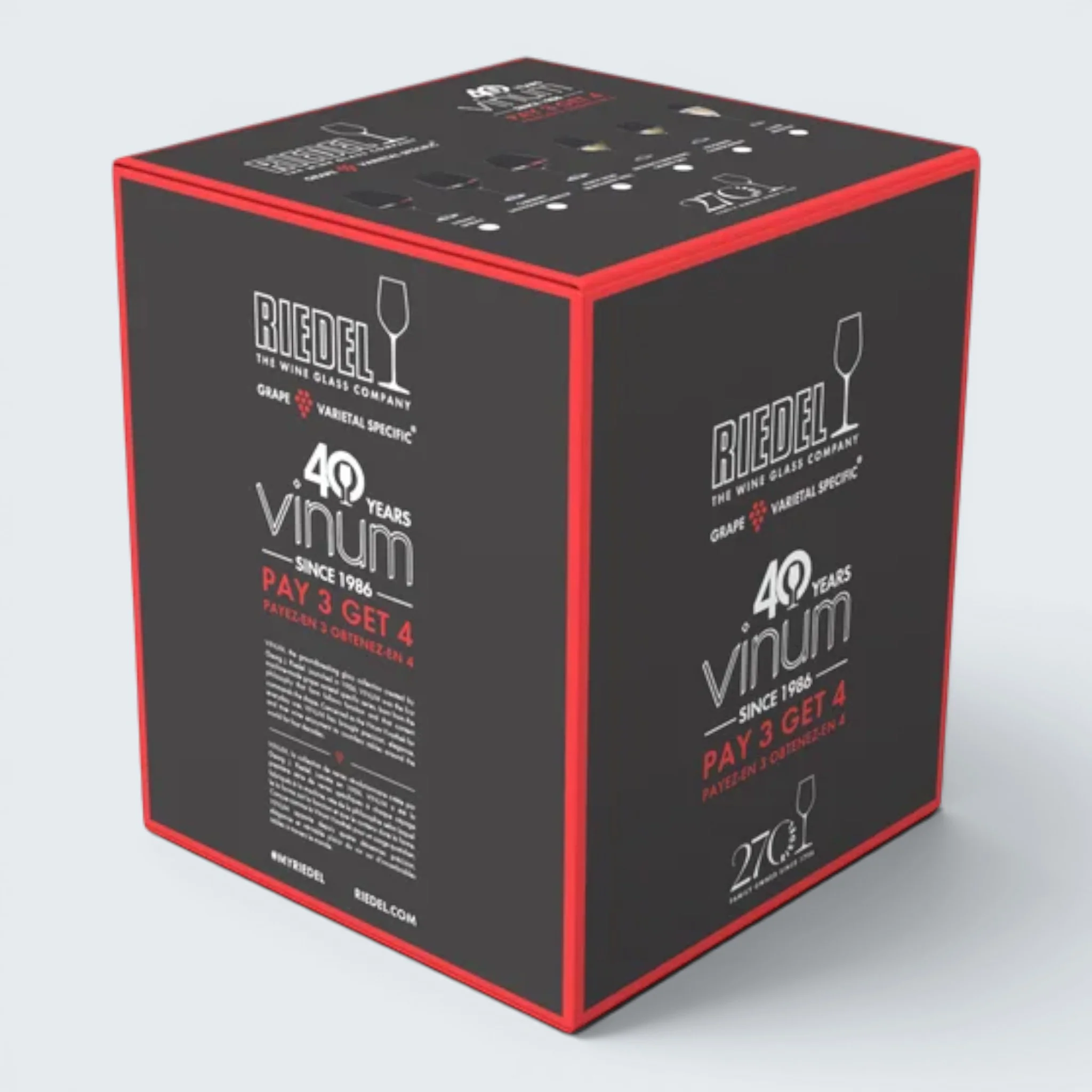 Riedel Vinum Cuvee Prestige Champagne 4pk Flutes