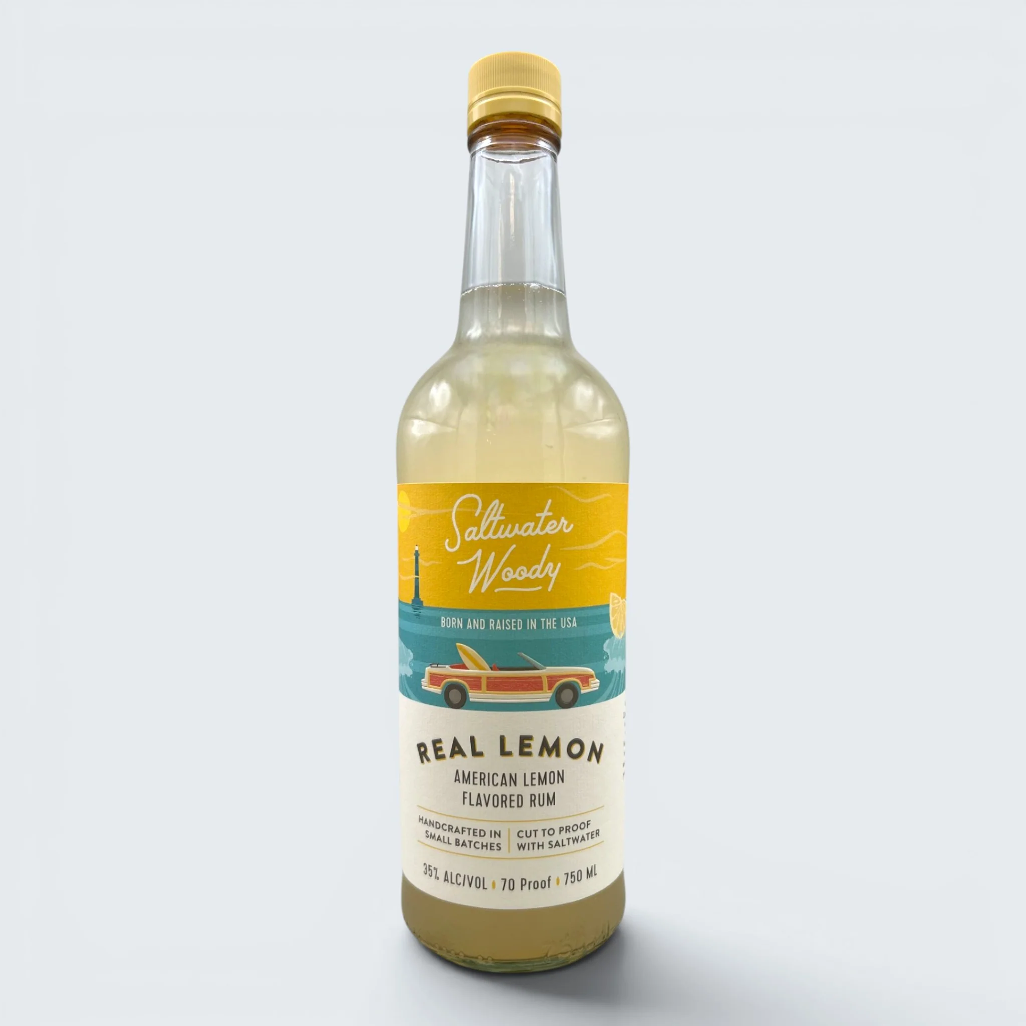 Saltwater Woody Lemon Rum (750ml)
