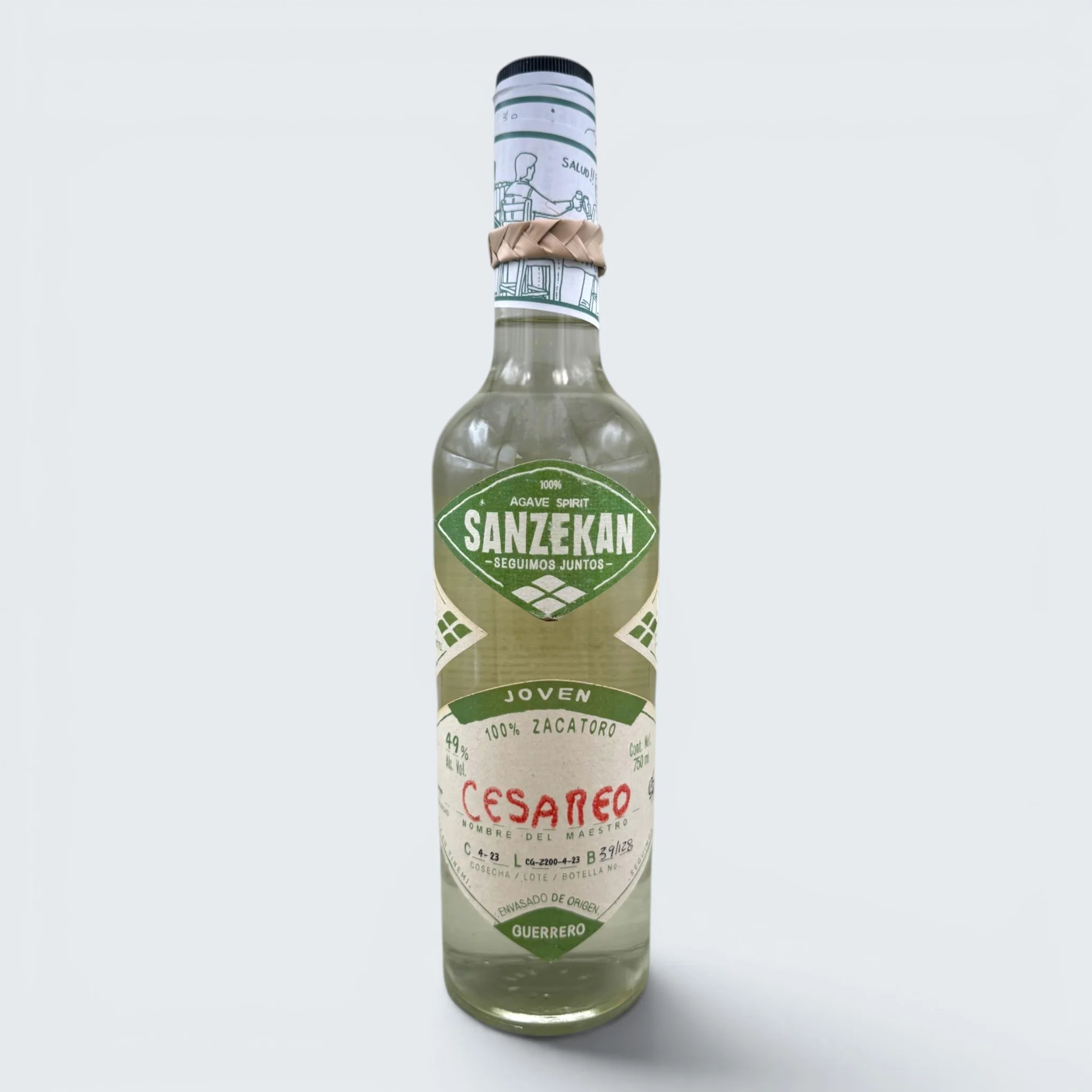 Sanzekan Destilado de Agave Zacatoro (750ml)