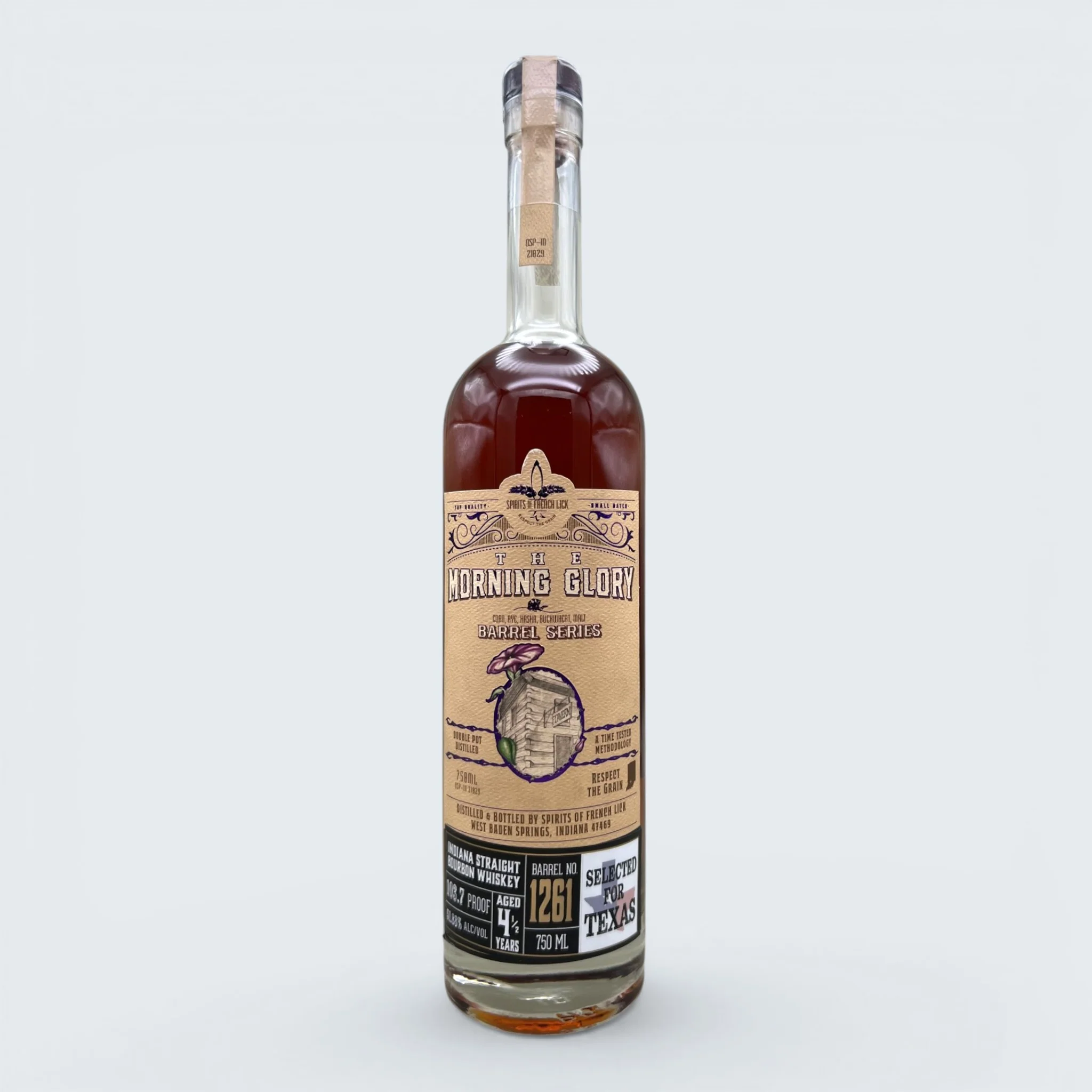 Spirits of French Lick The Morning Glory Single Barrel Kasha Bourbon (750ml)