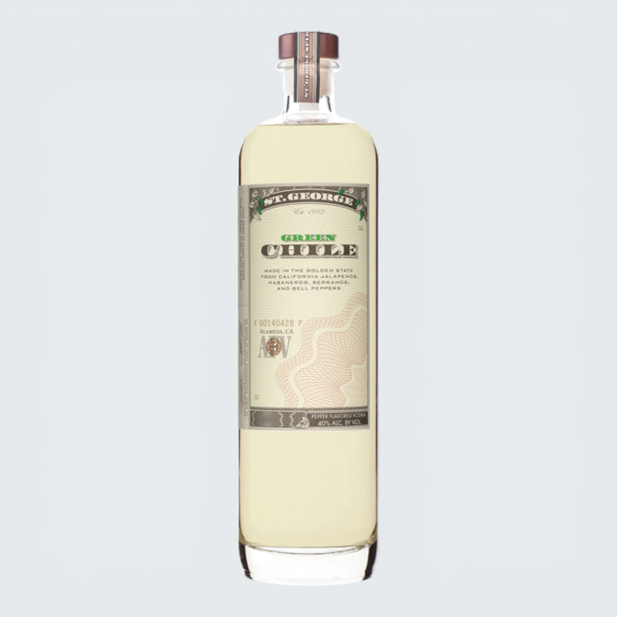 St George Green Chile Vodka (750ml)