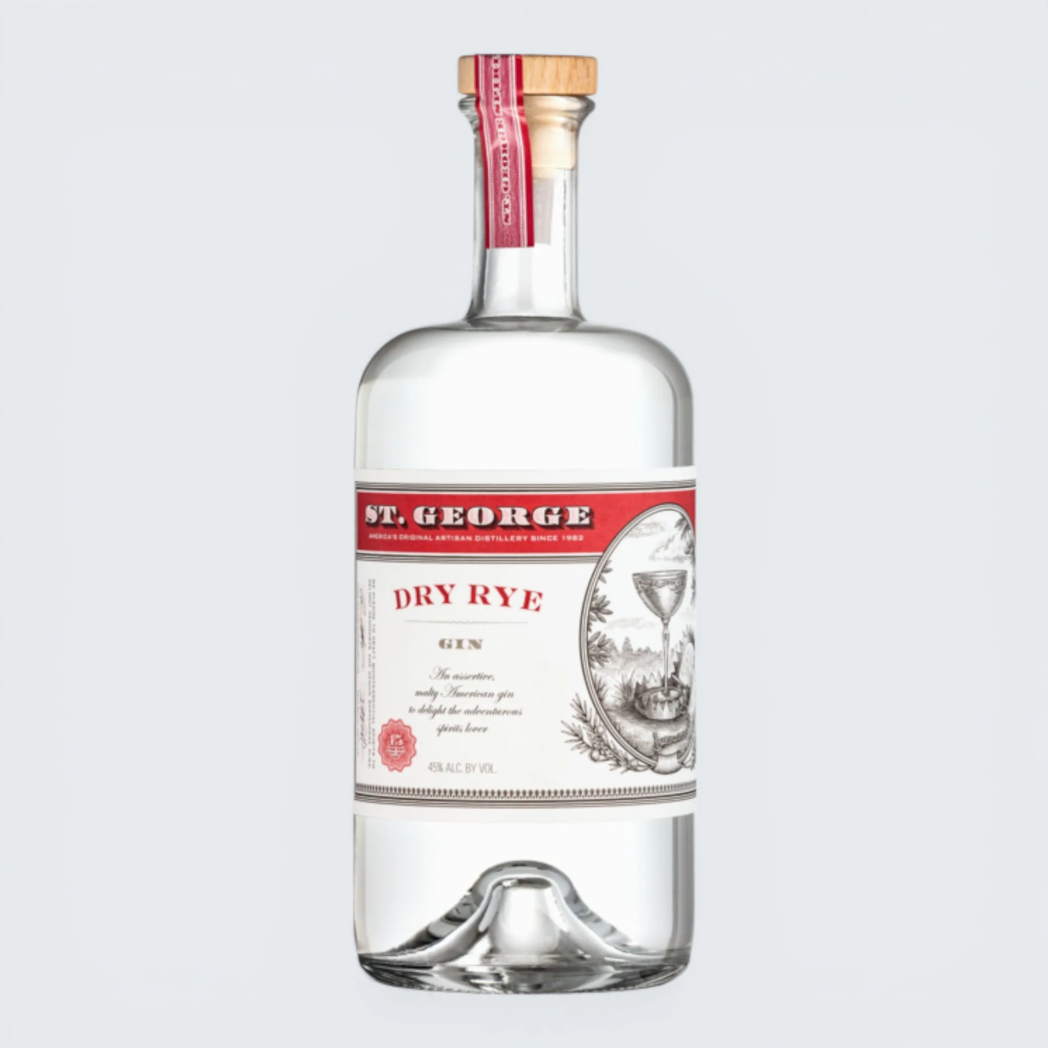 St George Spirits Dry Rye Gin (750ml)