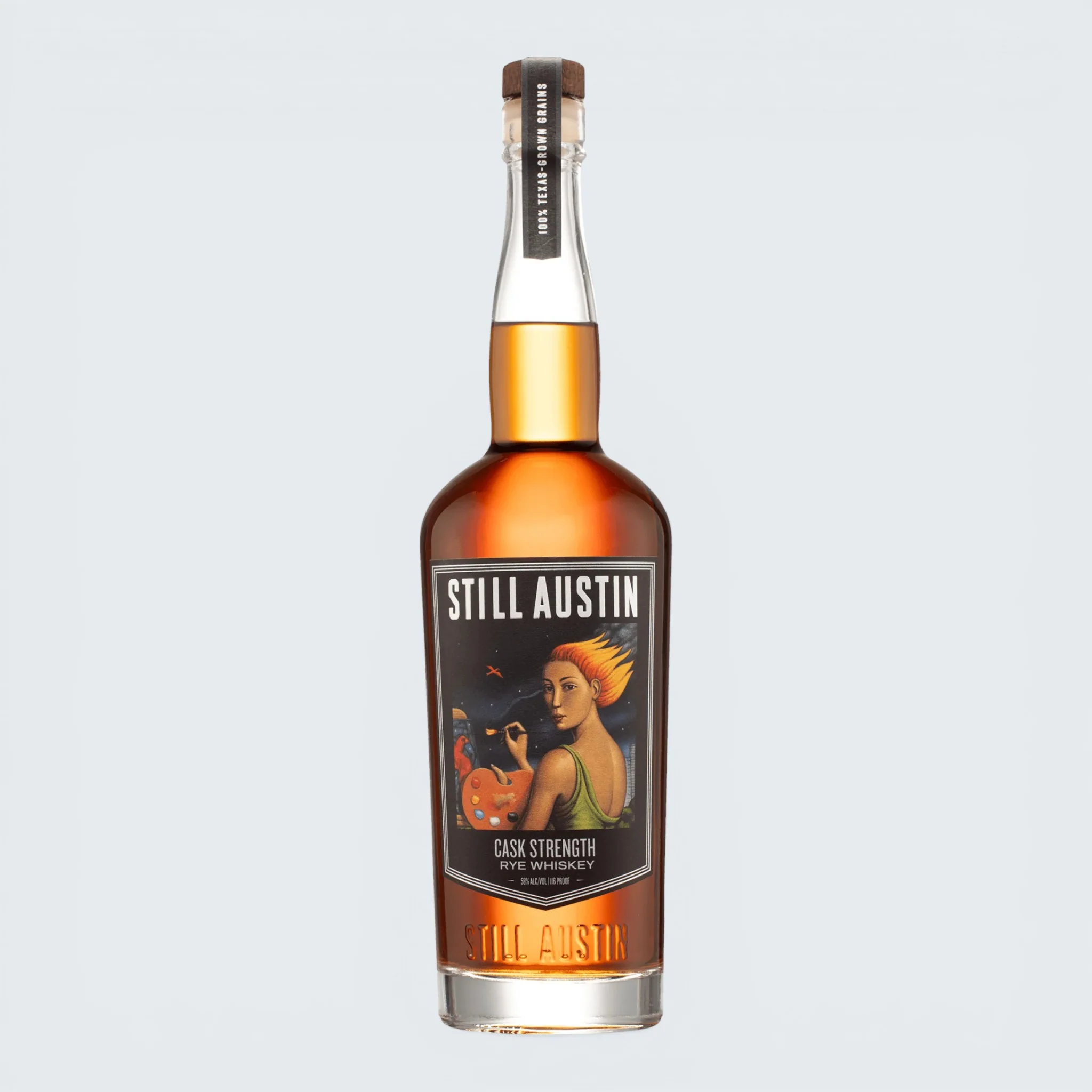 Still Austin Cask Strength Rye Whiskey (750ml)