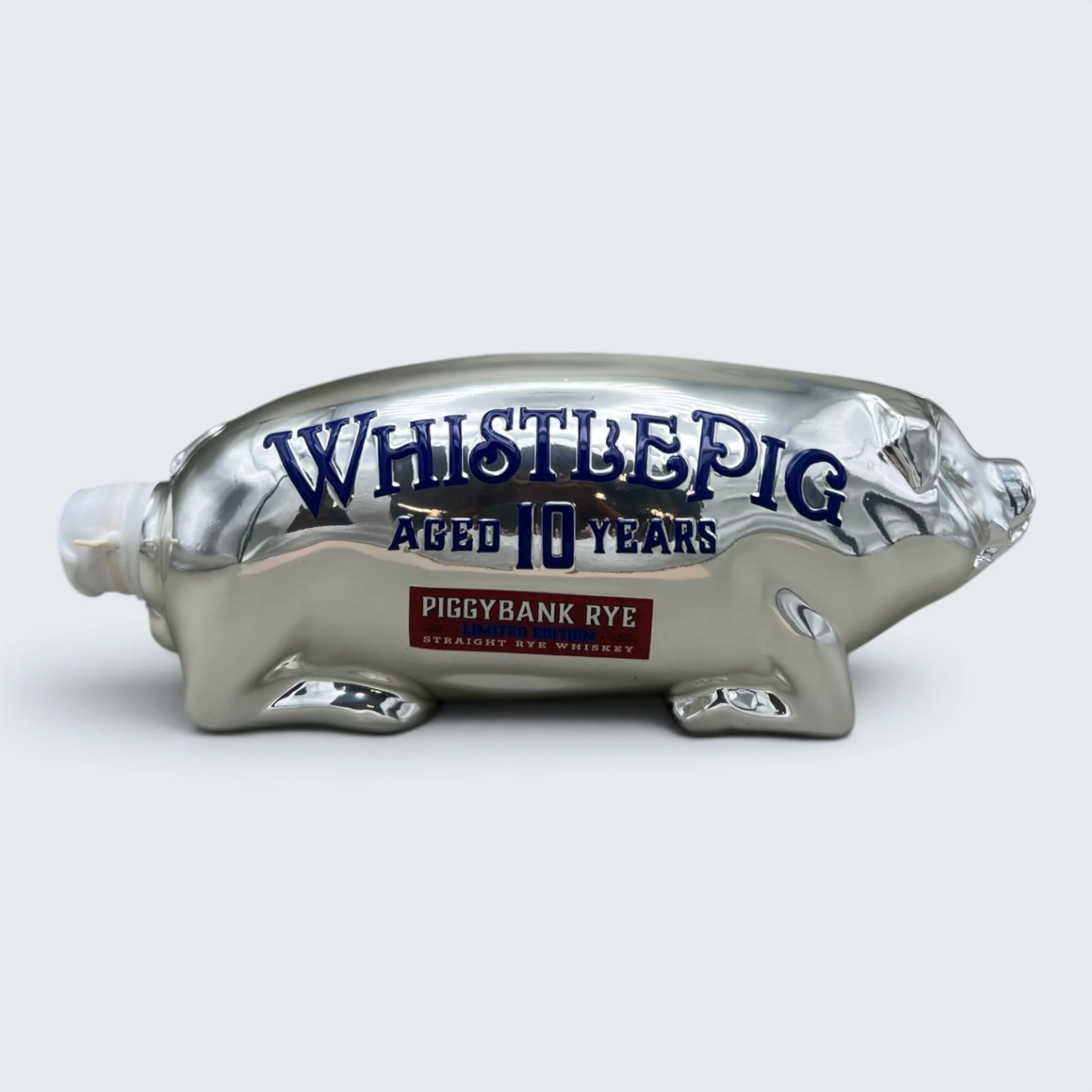 Whistlepig Piggybank 10 Year Rye, White, & Blue Special Edition (1L)
